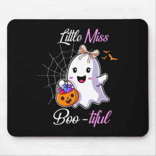Little Miss Boo-tiful Funny Cute Halloween Costume Mouse Mat
