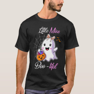 Little Miss Boo-tiful Funny Cute Halloween Costume T-Shirt