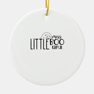 Little Miss Bootiful Retro Classic Ceramic Tree Decoration