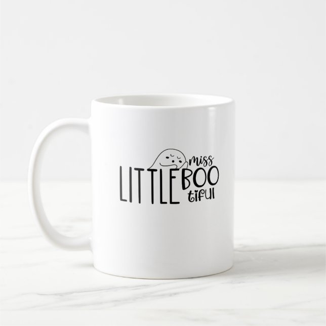 Little Miss Bootiful Retro Classic Coffee Mug (Left)