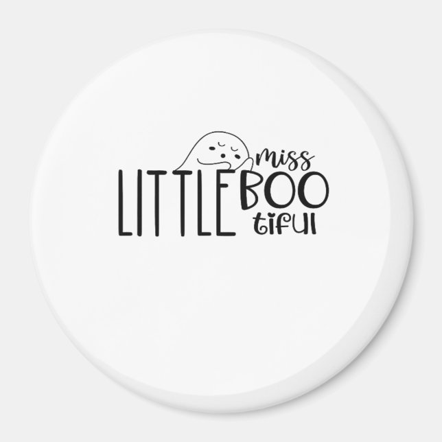Little Miss Bootiful Retro Classic Magnet (Front)