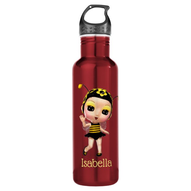 Little Miss Bumblebee 710 Ml Water Bottle (Front)