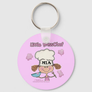 Little Miss Chef Personalize Key Ring