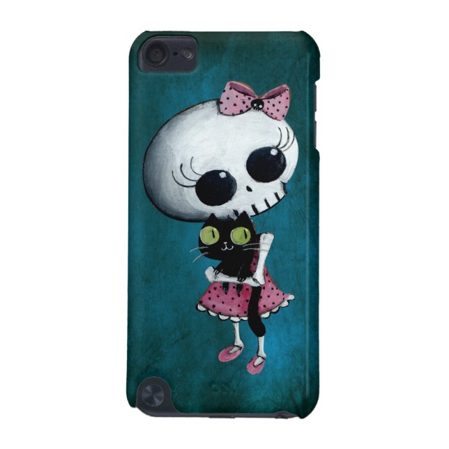 Little Miss Death - Halloween Beauty iPod Touch (5th Generation) Case (Back)