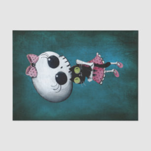 Little Miss Death - Halloween Beauty Tissue Paper