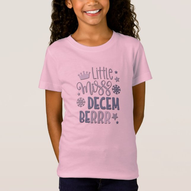 Little Miss December T-shirt (Front)