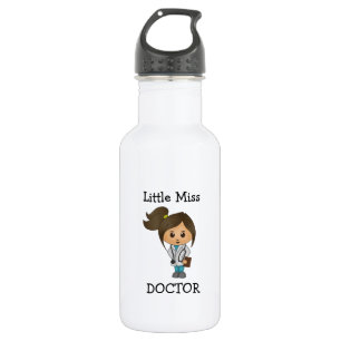 Little Miss Doctor - Cute Brunette 532 Ml Water Bottle