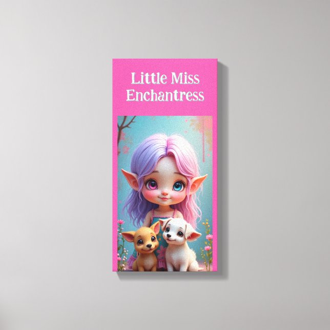Little Miss Elf  Canvas Print (Front)