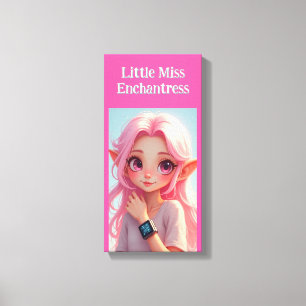 Little Miss Elf  Canvas Print