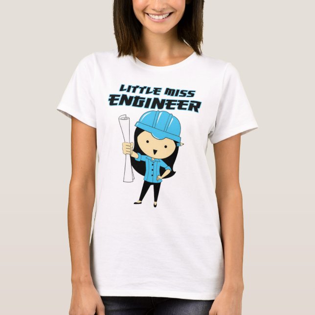 Little Miss Engineer T-Shirt (Front)
