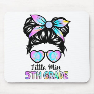 Little Miss Fifth Grade Girls Ck To School Shirt 5 Mouse Mat