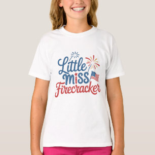 Little Miss Firecracker  T-Shirt