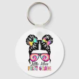 Little Miss First Grade Girls Ck To School Shirt 1 Key Ring