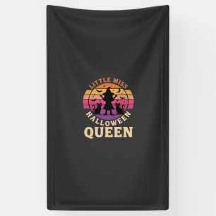 Little Miss Halloween Queen Witch Cat Design_1 Banner