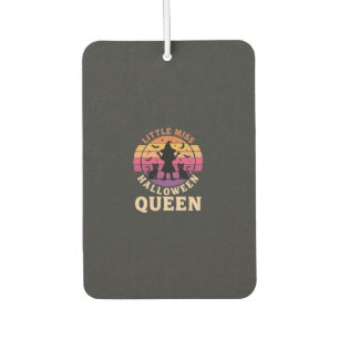 Little Miss Halloween Queen Witch Cat Design_1 Car Air Freshener