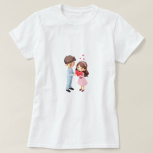 Little Miss   Happy Valentines Day   Cute gifts T-Shirt