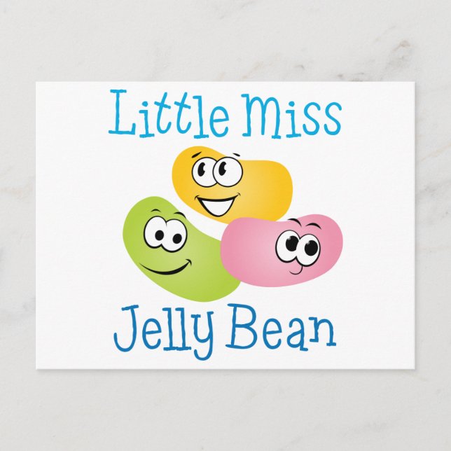 Little Miss Jelly Bean Postcard (Front)