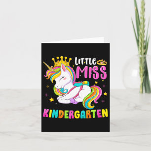 Little Miss Kindergarten Ck To School Hello Kinder Card