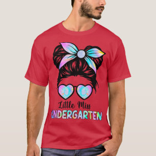 Little Miss Kindergarten Girls Back To School Shir T-Shirt