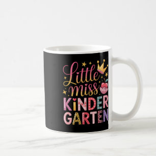 Little Miss Kindergarten Girls Kids Back To School Coffee Mug