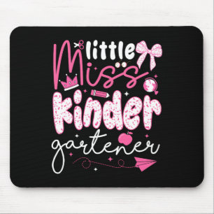 Little Miss Kindergartener Coquette Back To School Mouse Mat
