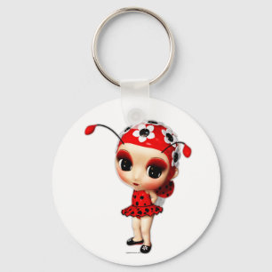 Little Miss Ladybug Key Ring