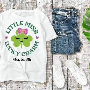 "Little Miss Lucky Charm"  St. Patrick's Day Tee