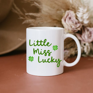 Little Miss Lucky St Patrick's Day Green Coffee Mu Mug