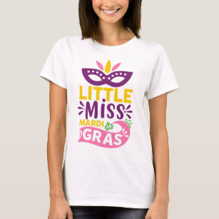 Little-Miss-Mardi-Gras  T-Shirt