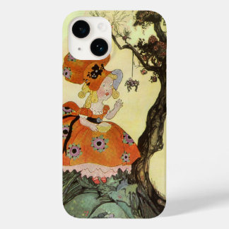 Little Miss Muffet & Spider, Vintage Mother Goose Case-Mate iPhone 14 Case