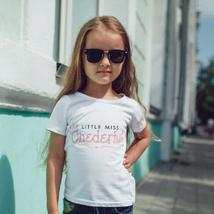Little miss Onederful 1st birthday Baby T-Shirt