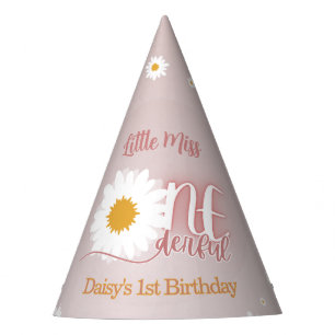 Little Miss Onederful 1st Birthday Party Hat