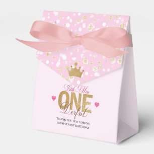 Little Miss onederful Birthday Favour Box