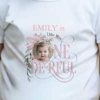Little Miss Onederful, Pink, Baby Girl 1st