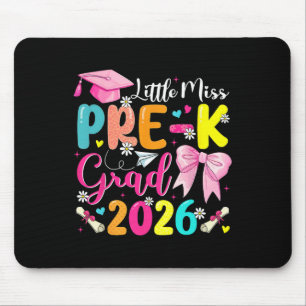Little Miss Pre-k Grad 2026 Preschool Graduation K Mouse Mat
