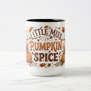 Little Miss Pumpkin Spice Two-Tone Coffee Mug