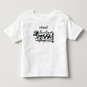 Little Miss Sassy Pants Toddler T-Shirt