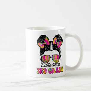 Little Miss Second 3rd Grade Girl Messy Bun Ck To Coffee Mug