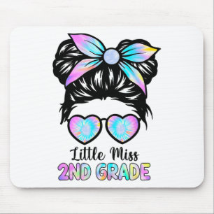 Little Miss Second Grade Girl Ck To School Shirt 2 Mouse Mat
