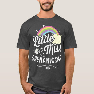 Little miss shenanigans for girls and women St Pat T-Shirt