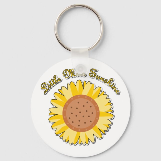Little Miss Sunshine Key Ring (Front)