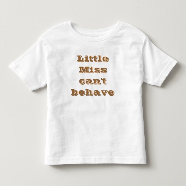 Little Miss t shirt (Front)