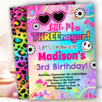 Little Miss Threenager 3rd Birthday
