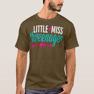 Little Miss Threenager Shirt 3 Three Cute Daughter