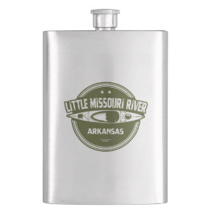 Little Missouri River Arkansas Kayaking Hip Flask