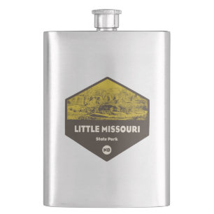 Little Missouri State Park North Dakota Hip Flask