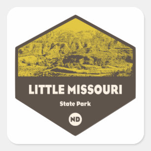 Little Missouri State Park North Dakota Square Sticker