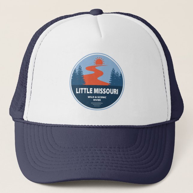  Little Missouri Wild And Scenic River Arkansas Trucker Hat (Front)