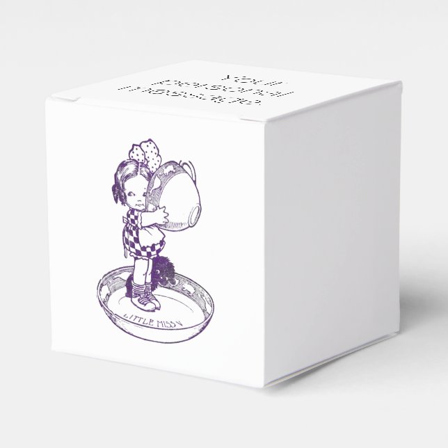 Little Missy Teacup & Saucer Favour Box (Front Side)