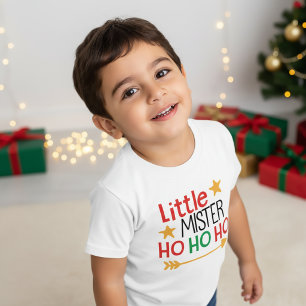 Little Mister Ho Ho Ho Christmas T-Shirt